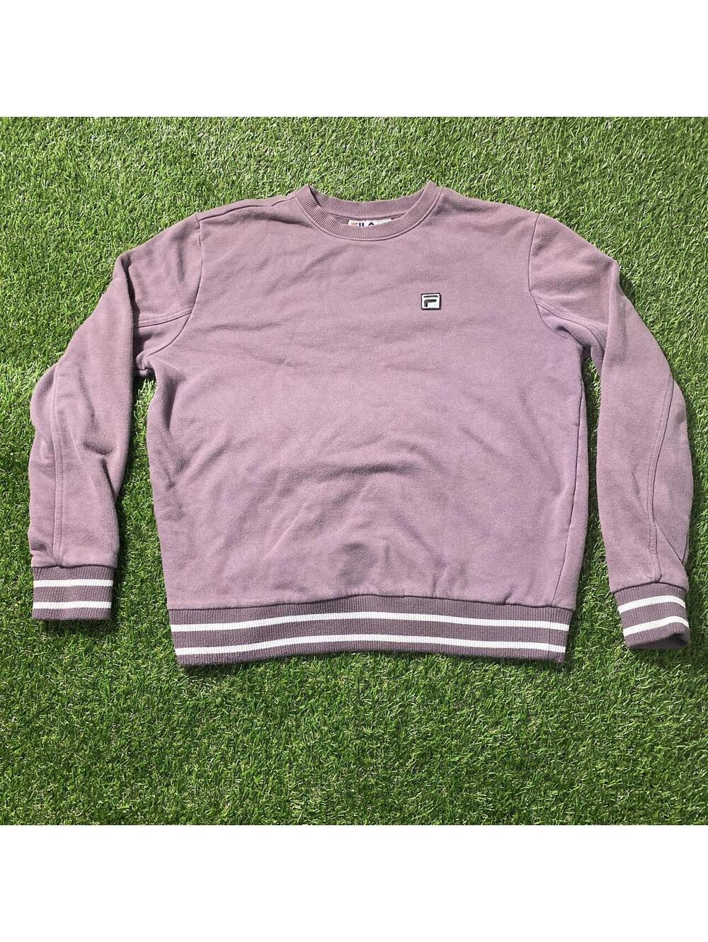 Y2K Fila purple crewneck sweatshirt